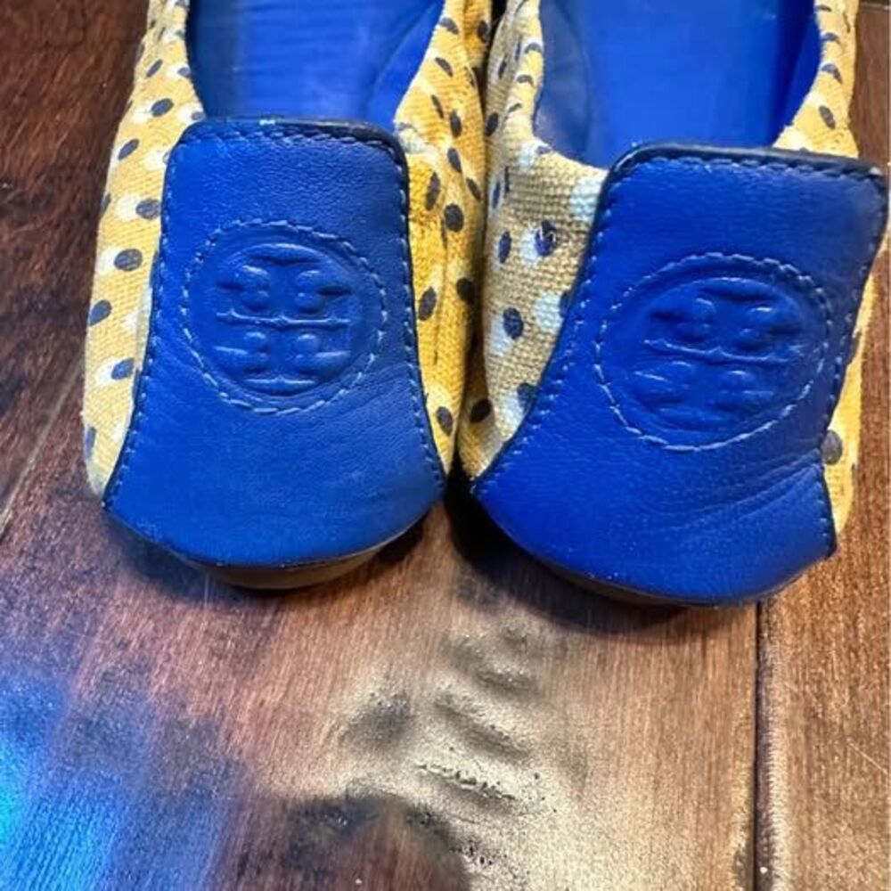 Tory Burch Polka Dot Ballet Flats Size 7.5 - Picture 3 of 6